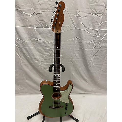 Fender Used Fender American Acoustasonic Telecaster Surf Green Acoustic Electric Guitar Surf Green