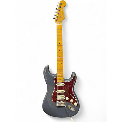 Used Fender American Classic Stratocaster HHS faded black Black Solid Body Electric Guitar