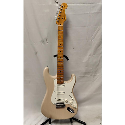 Fender Used Fender American Custom Stratocaster CC Swamp Ash White Blonde Solid Body Electric Guitar White Blonde