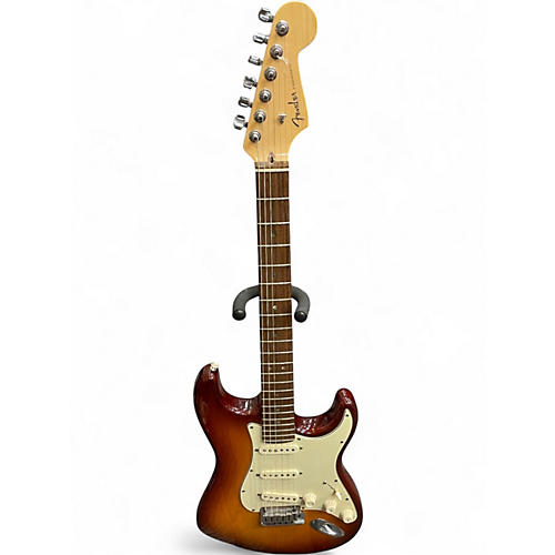 Used Fender American Deluxe Ash Stratocaster Sienna Sunburst Solid Body Electric Guitar Sienna Sunburst