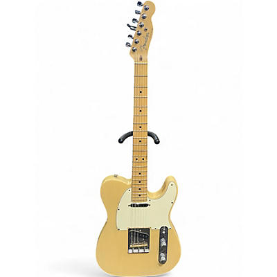 Used Fender American Deluxe Ash Telecaster Blonde Solid Body Electric Guitar