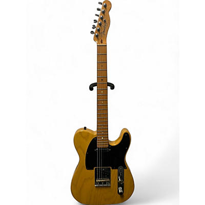 Fender Used Fender American Deluxe Ash Telecaster Butterscotch Blonde Solid Body Electric Guitar