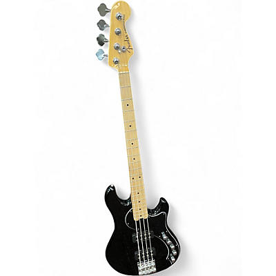 Used Fender American Deluxe Dimension Bass IV HH Black Electric Bass Guitar