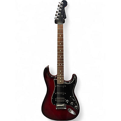Used Fender American Deluxe Fat Stratocaster namm show ft wine red Solid Body Electric Guitar