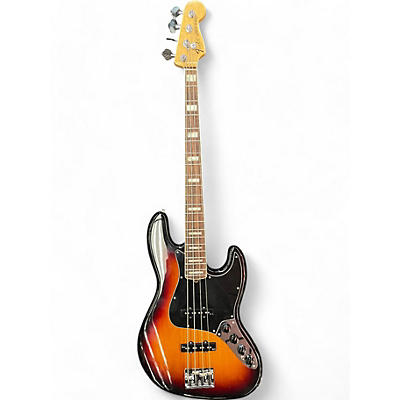 Fender Used Fender American Deluxe Jazz Bass Sunburst Electric Bass Guitar