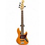 Used Fender American Deluxe Jazz Bass V Amber Electric Bass Guitar Amber