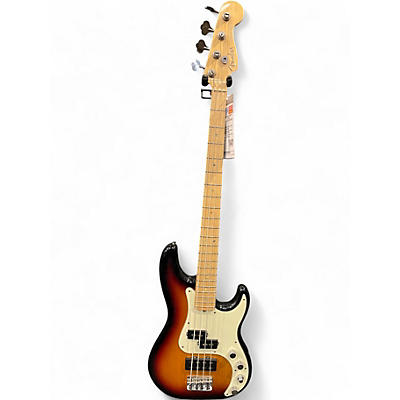 Used Fender American Deluxe Precision Bass 2 Color Sunburst Electric Bass Guitar