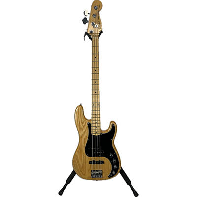 Fender Used Fender American Deluxe Precision Bass Natural Electric Bass Guitar