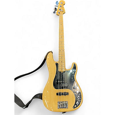 Used Fender American Deluxe Precision Bass Natural Electric Bass Guitar