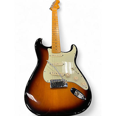 Used Fender American Deluxe Stratocaster 2 Color Sunburst Solid Body Electric Guitar