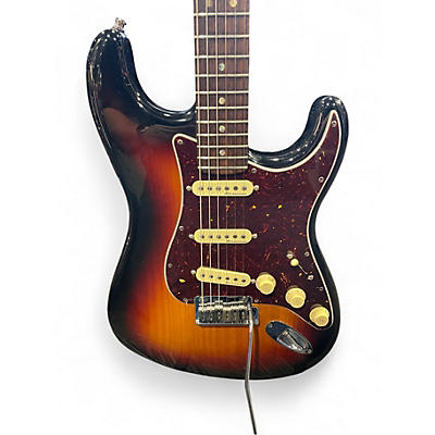 Used Fender American Deluxe Stratocaster 2 Color Sunburst Solid Body Electric Guitar