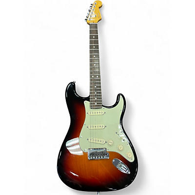 Used Fender American Deluxe Stratocaster 2 Tone Sunburst Solid Body Electric Guitar