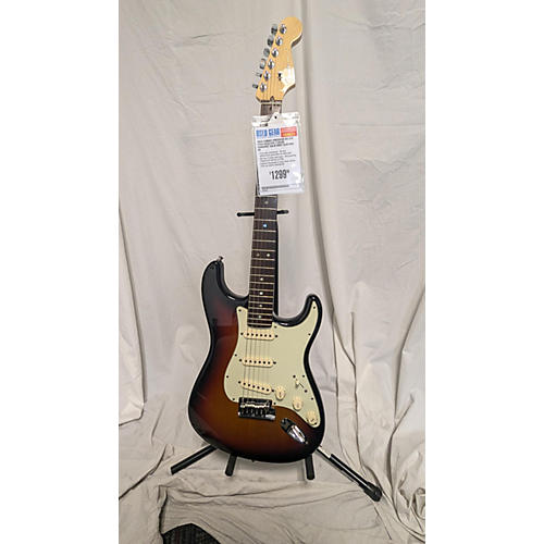 Used Fender American Deluxe Stratocaster 3 Color Sunburst Solid Body Electric Guitar 3 Color Sunburst