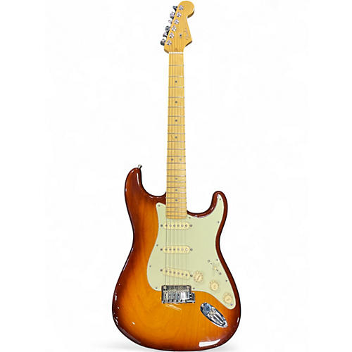 Used Fender American Deluxe Stratocaster 3 Color Sunburst Solid Body Electric Guitar 3 Color Sunburst