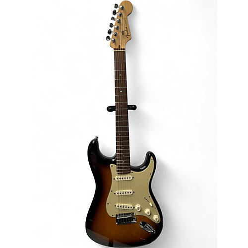 Used Fender American Deluxe Stratocaster 3 Color Sunburst Solid Body Electric Guitar 3 Color Sunburst