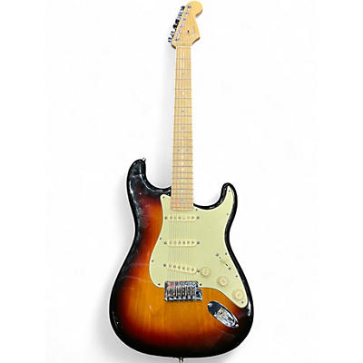 Used Fender American Deluxe Stratocaster 3 Color Sunburst Solid Body Electric Guitar