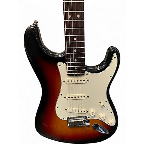 Used Fender American Deluxe Stratocaster 3 Tone Sunburst Solid Body Electric Guitar 3 Tone Sunburst