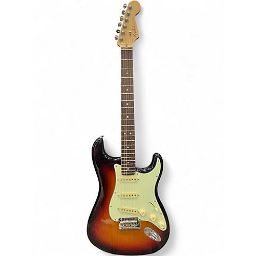 Used Fender American Deluxe Stratocaster 3 Tone Sunburst Solid Body Electric Guitar 3 Tone Sunburst