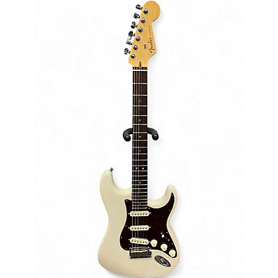 Used Fender American Deluxe Stratocaster Alpine White Solid Body Electric Guitar