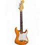 Used Fender American Deluxe Stratocaster Amber Solid Body Electric Guitar Amber