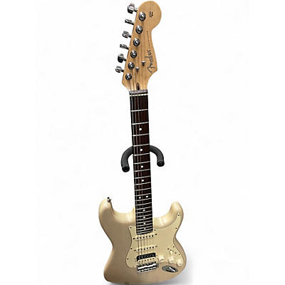 Used Fender American Deluxe Stratocaster Antique Ivory Solid Body Electric Guitar