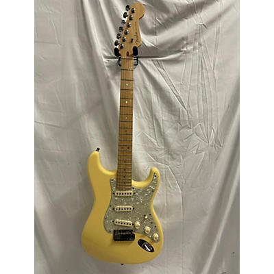 Used Fender American Deluxe Stratocaster Blonde Solid Body Electric Guitar