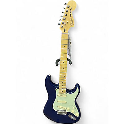 Used Fender American Deluxe Stratocaster Blue Solid Body Electric Guitar