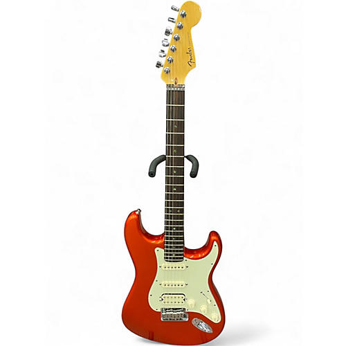 Used Fender American Deluxe Stratocaster Candy Tangerine Solid Body Electric Guitar Candy Tangerine