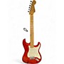 Used Fender American Deluxe Stratocaster Chrome Red Solid Body Electric Guitar Chrome Red