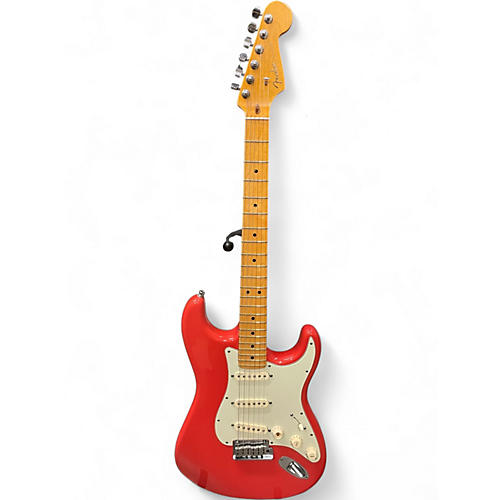Used Fender American Deluxe Stratocaster Fiesta Red Solid Body Electric Guitar Fiesta Red