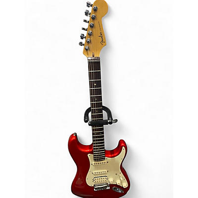 Used Fender American Deluxe Stratocaster HSS Dakota Red Solid Body Electric Guitar