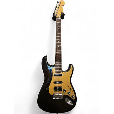 Used Fender American Deluxe Stratocaster HSS MONTEGO BLACK Solid Body Electric Guitar