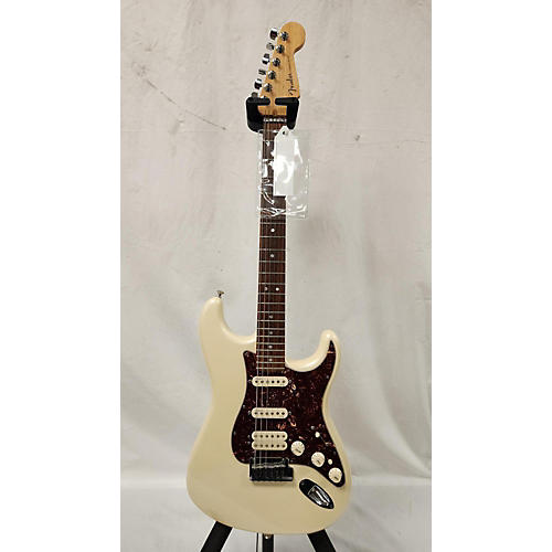 Used Fender American Deluxe Stratocaster HSS Olympic Pearl Solid Body Electric Guitar Olympic Pearl