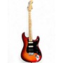 Used Fender American Deluxe Stratocaster HSS Sunburst Solid Body Electric Guitar Sunburst
