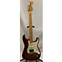 Used Used Fender American Deluxe Stratocaster HSS Sunset Metallic Solid Body Electric Guitar Sunset Metallic