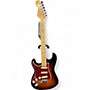 Used Fender American Deluxe Stratocaster Left Handed 3 Tone Sunburst Electric Guitar 3 Tone Sunburst