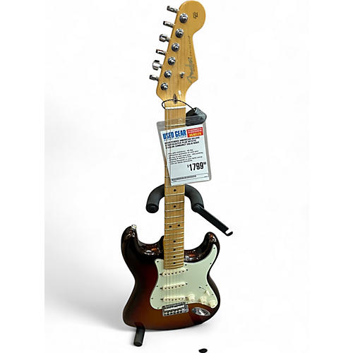 Used Fender American Deluxe Stratocaster Plus MYSTIC 3-COLOR SUNBURST Solid Body Electric Guitar MYSTIC 3-COLOR SUNBURST