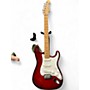 Used Fender American Deluxe Stratocaster Plus Trans Red Solid Body Electric Guitar Trans Red