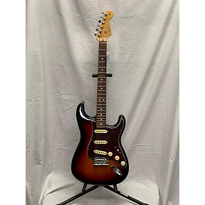 Used Fender American Deluxe Stratocaster Sunburst Solid Body Electric Guitar