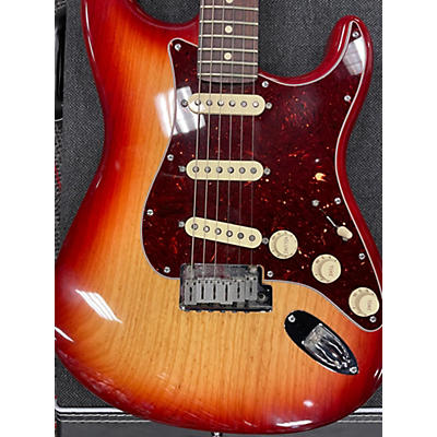 Used Fender American Deluxe Stratocaster Sunburst Solid Body Electric Guitar