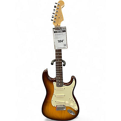 Used Fender American Deluxe Stratocaster Tobacco Sunburst Solid Body Electric Guitar
