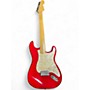 Used Fender American Deluxe Stratocaster Trans Red Solid Body Electric Guitar Trans Red