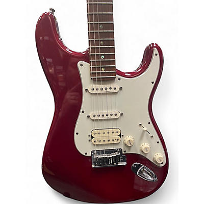 Used Fender American Deluxe Stratocaster Trans Red Solid Body Electric Guitar