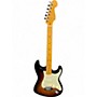 Used Fender American Deluxe Stratocaster V Neck 3 Tone Sunburst Solid Body Electric Guitar 3 Tone Sunburst