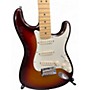 Used Fender American Deluxe Stratocaster mystic sunburst Solid Body Electric Guitar mystic sunburst