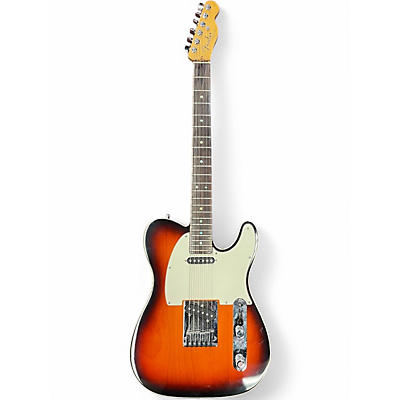 Used Fender American Deluxe Telecaster 2 Color Sunburst Solid Body Electric Guitar