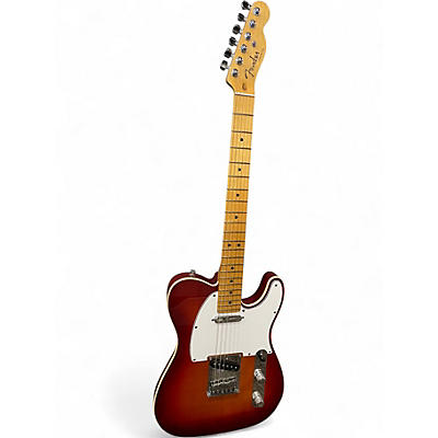Used Fender American Deluxe Telecaster Cherry Sunburst Solid Body Electric Guitar