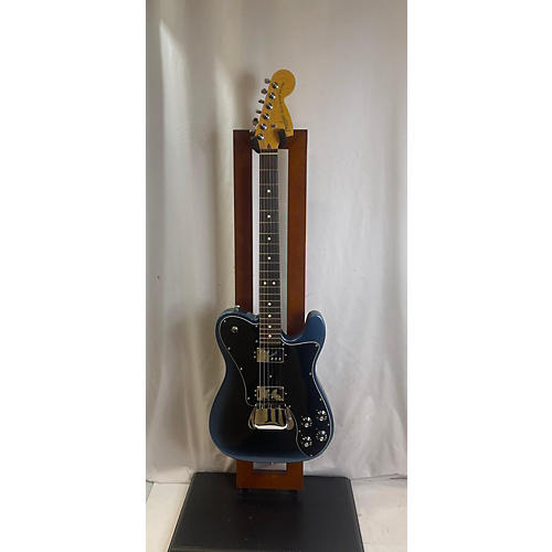 Used Fender American Deluxe Telecaster Dark Night Blue Solid Body Electric Guitar dark night blue