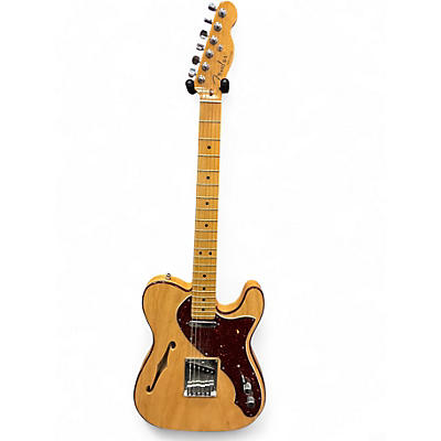 Used Fender American Deluxe Telecaster Thinline Natural Hollow Body Electric Guitar