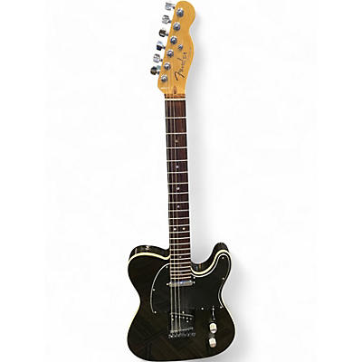 Used Fender American Deluxe Telecaster black Solid Body Electric Guitar